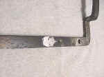 A repairedcounter weight hinge.
